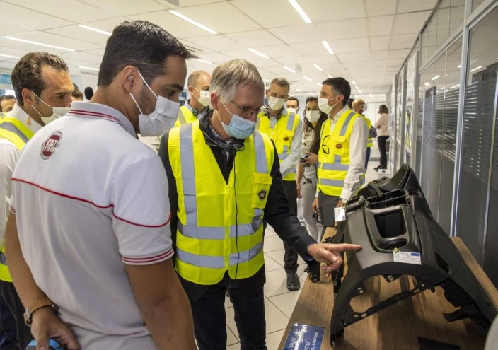 Carlos Tavares em visita a Porto Real 2022. ( Foto: Stellantis)