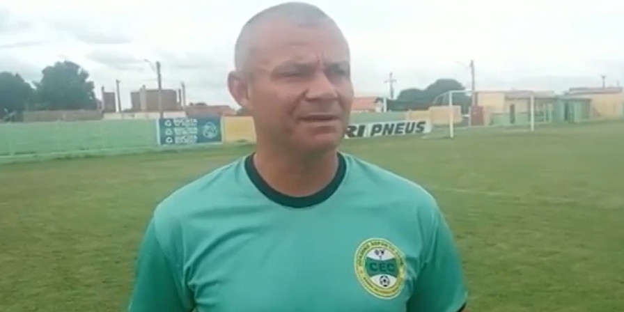 Marcinho Guerreiro, técnico do Cordino.. (Reprodução / TV Mirante)