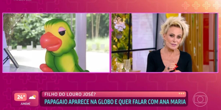 "Eu sou o filho do Louro José." conta o suposto neto de Ana Maria Braga.