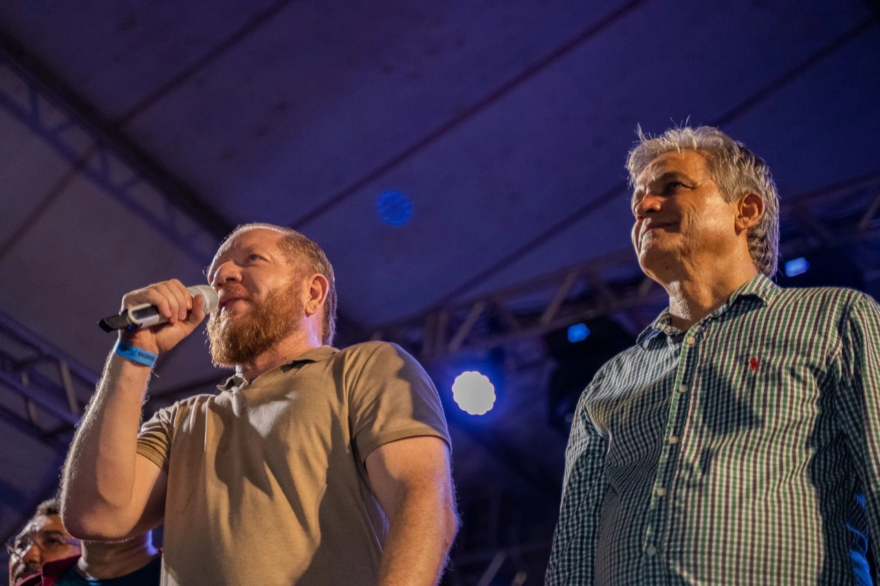 Othelino durante evento em Timbiras. (Divulgação)