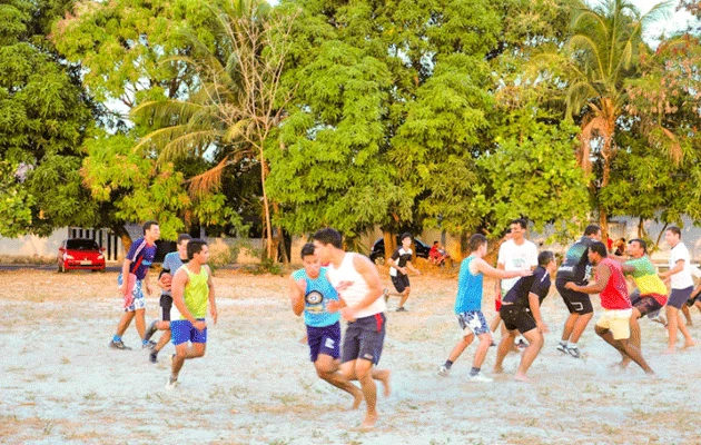 Os treinos do SL Sharks estão sendo realizados todas as sextas e sábados visando a preparação de novos e antigos atletas.(Foto:Divulgação/São Luís Sharks)