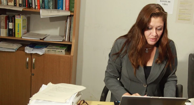 Promotora de Justiça Alessandra Darub Alves, na comarca de Bacuri. Foto: Liliane Cutrim/Imirante.com.
