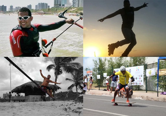 Atletas mostram que o esporte é saúde e paixão.