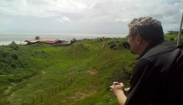 Americano Andrew Comings diz que é encantado pela beleza de São Luís (Foto:Arquivo Pessoal).