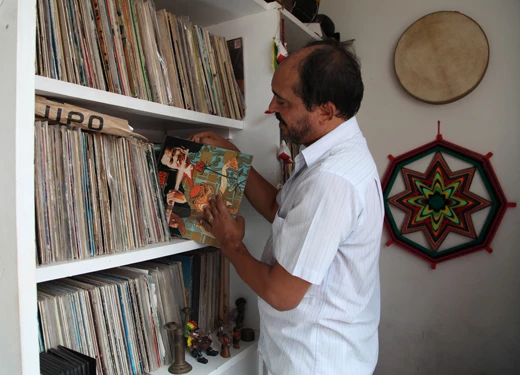 Parte do acervo de Joaquim, que fica guardado em sua casa. Foto: Ana Beatriz Santos / Imirante.com.