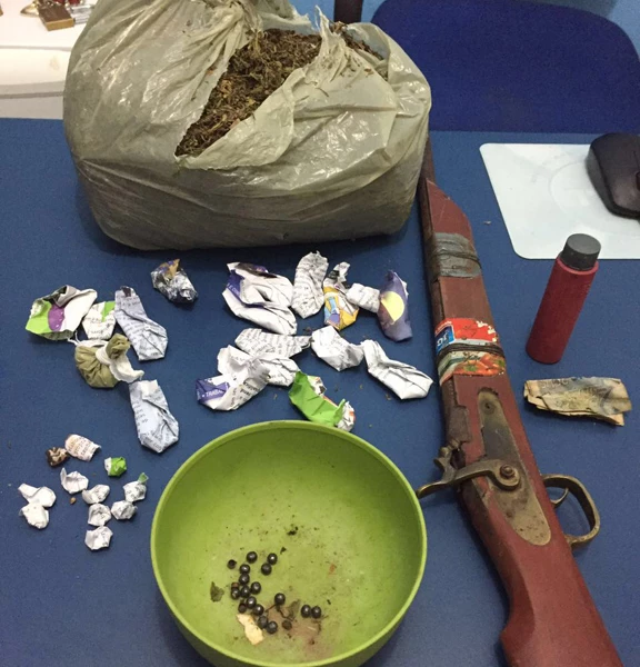 Material apreendido pela Polícia Civil. / Foto: Divulgação