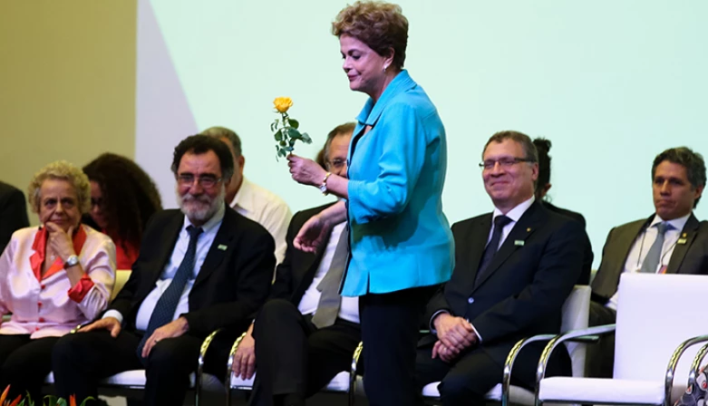Dilma Rousseff participou, nesta quarta-feira (27), da Conferência Nacional de Direitos Humanos.