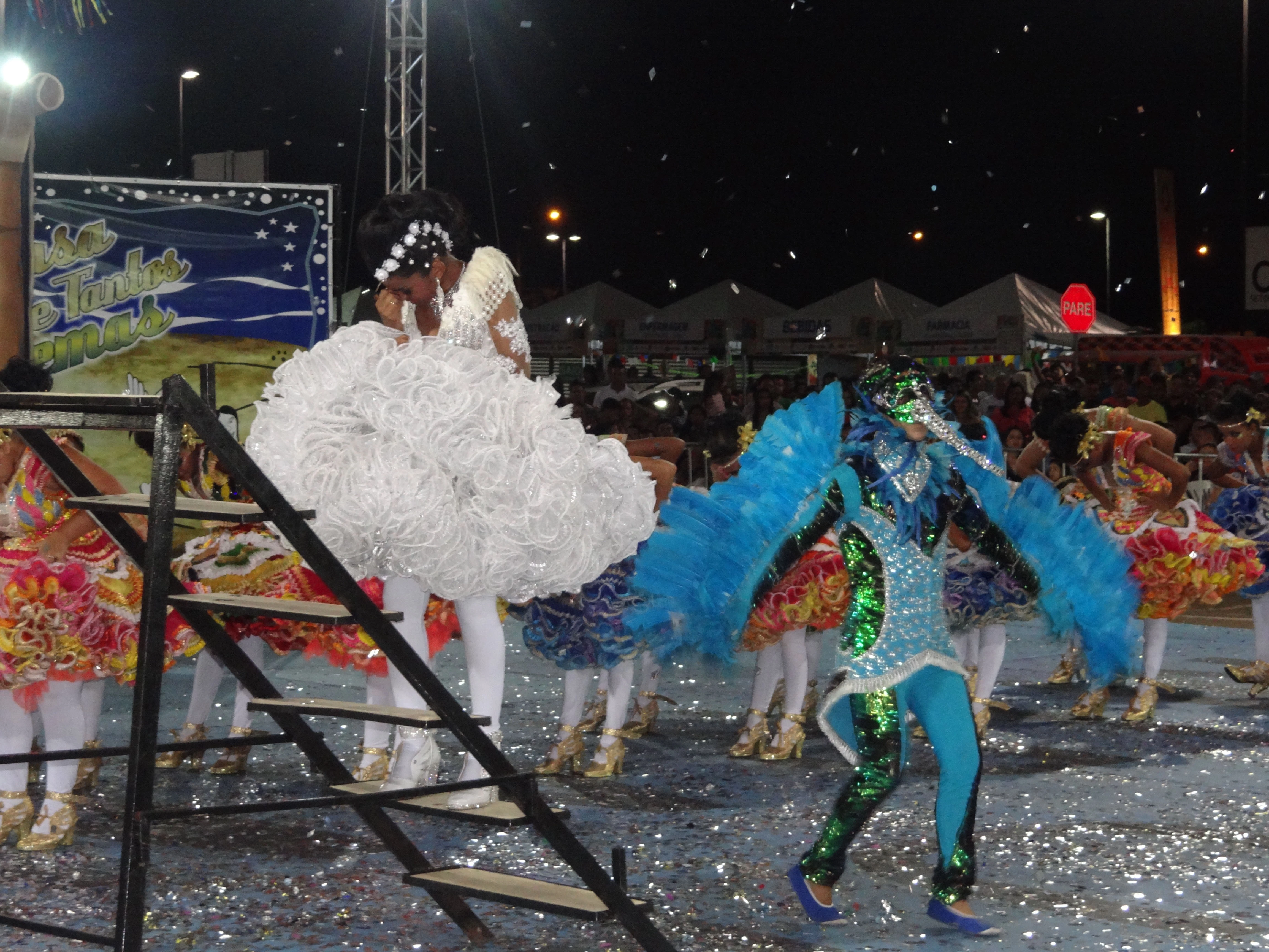 O grupo desfilou a saudade no Arraiá da Mira. (Foto: Jefferson Sousa/ Imirante Imperatriz)