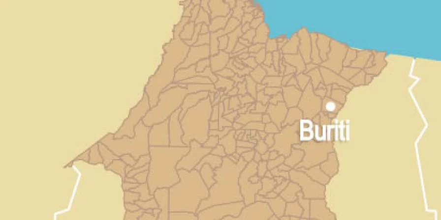 Buriti, interior do Estado.