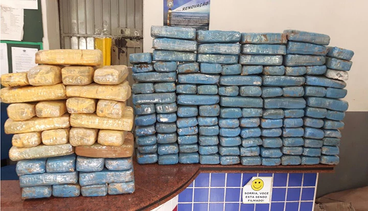 As drogas foram encontradas na aldeia Felipe Boner, na cidade de Jenipapo dos Vieiras. / Foto: Divulgação/SSP-MA
