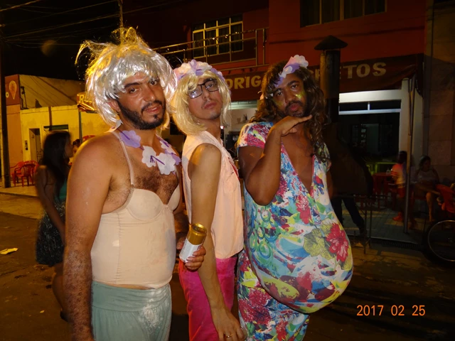 A fantasia de Grávida de Taubaté também foi tema da criatividade dos foliões. (Foto: Angra Nascimento/ Imirante Imperatriz)