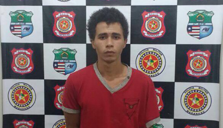 André Rocha foi encaminhado para a Delegacia de Polícia Civil. (Foto: Divulgação/ PM)