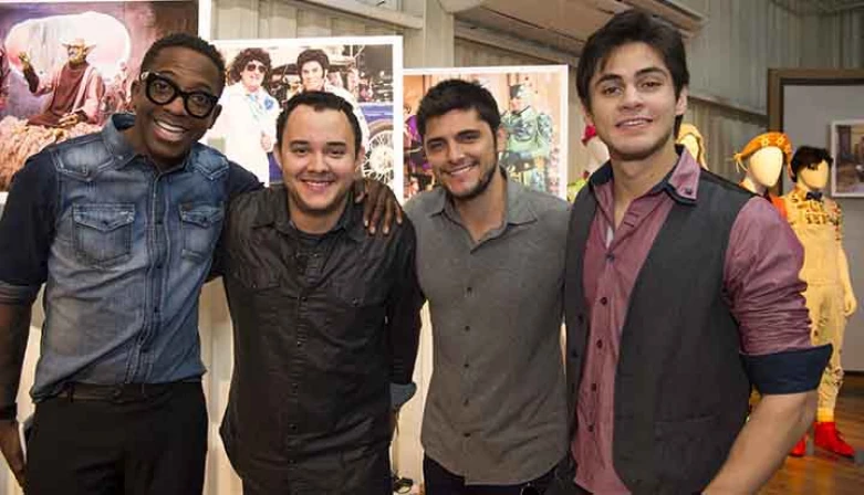 Lucas Veloso (Didico), Bruno Gissoni (Dedeco), Mumuzinho (Mussa) e Gui Santana (Zaca).