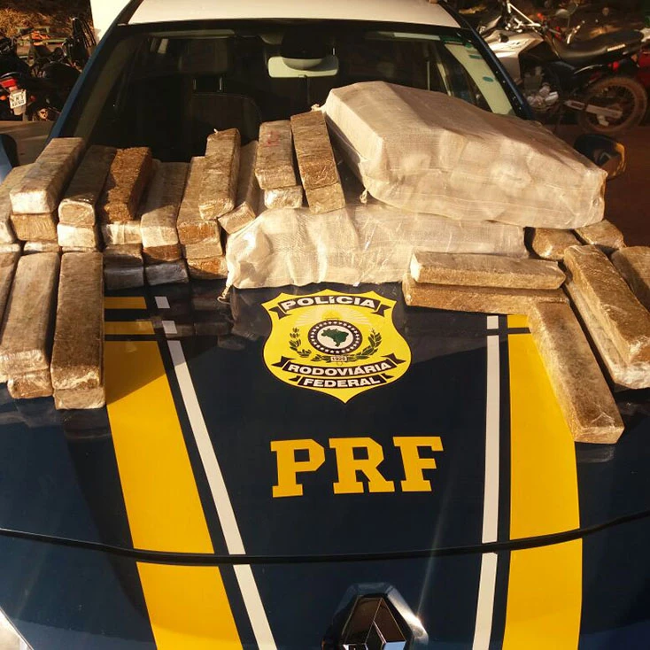 Maconha seria levada para o Piauí. Foto: Divulgação/PRF-MA.