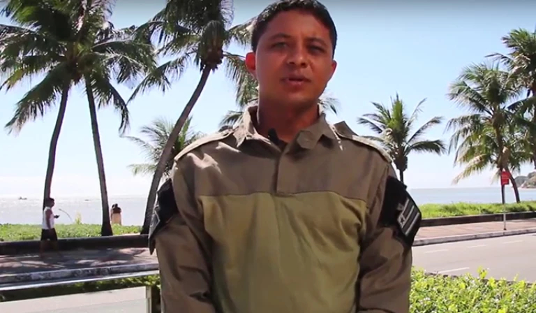 O Agente Penitenciário do Maranhão, Denylson da Silva Costa está participando da votação popular.