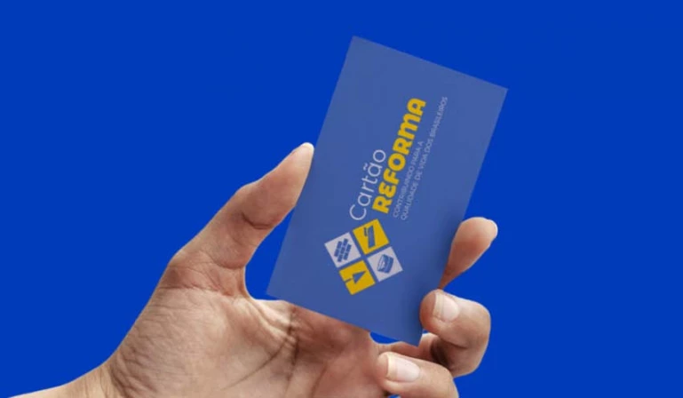 O beneficiário contemplado receberá o Cartão Reforma via Correios na residência cadastrada.
