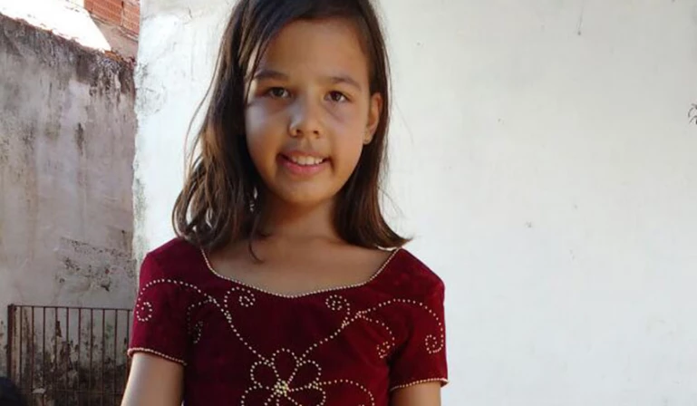 Menina desaparecida, em foto divulgada pela família.