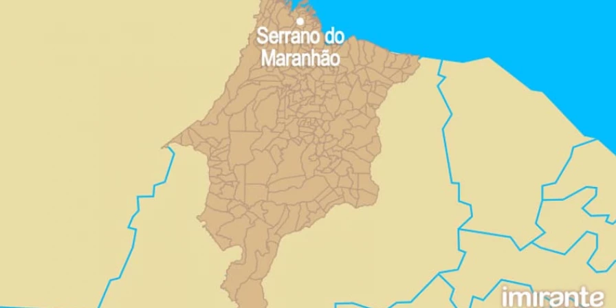 Cidade de Serrano do Maranhão.
