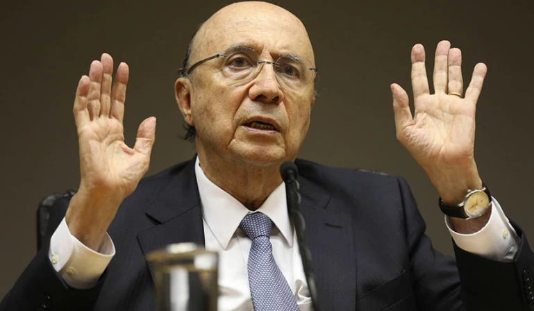 Ministro da Fazenda, Henrique Meirelles.
