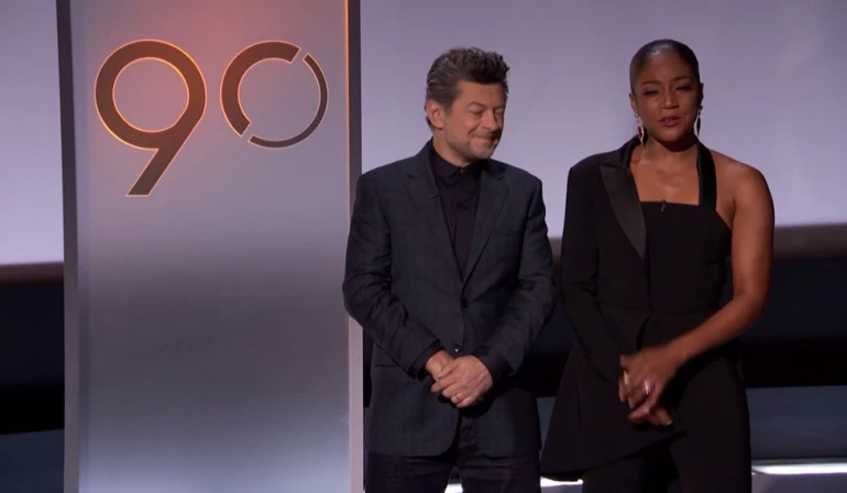 Os atores Tiffany Haddish e Andy Serkis apresentaram a lista.