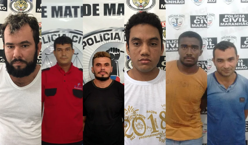 Pessoas detidas. / Foto: Divulgação.