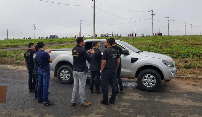 Mariano Júnior, conhecido como “Júnior de Nenzin”, um dos principais suspeitos de cometer o crime, não participou dos trabalhos.