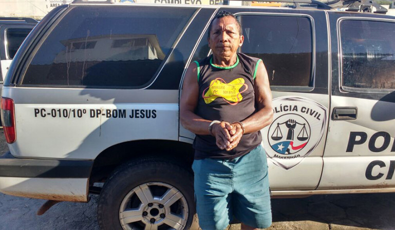 José Ribamar Costa Cruz foi preso no povoado Ananás, município de Icatu. (Foto: divulgação)
