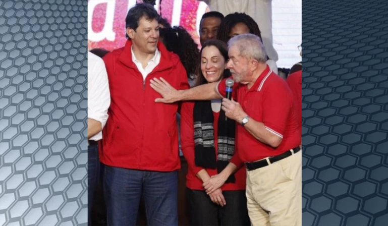 Fernando Haddad foi escolhido para vice na chapa petista.