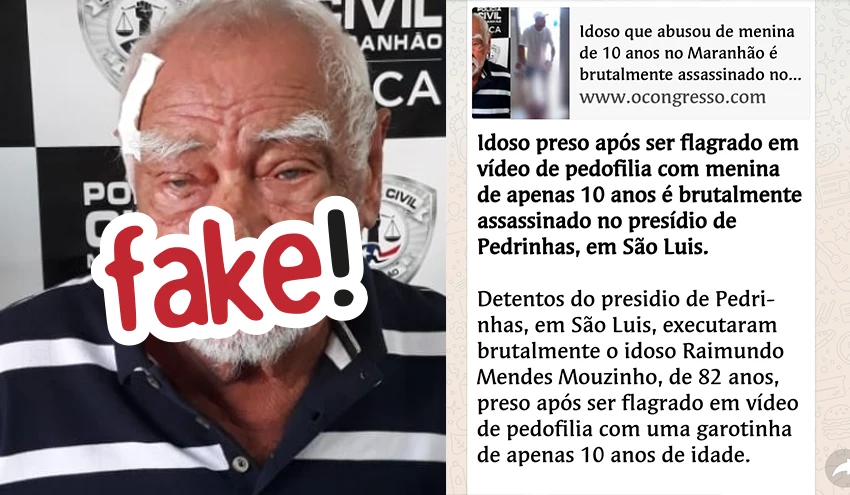 A informação divulgada é fake! (Foto: Divulgação)
