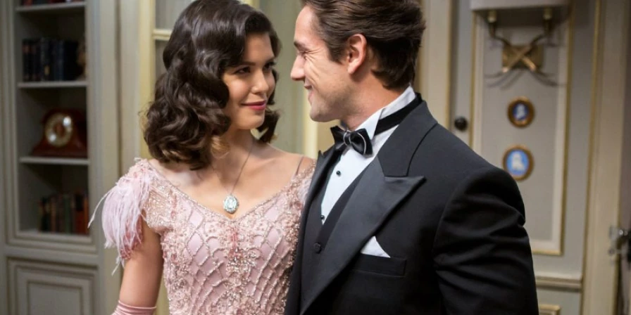 Cris (Vitória Strada) e Danilo (Rafael Cardoso).