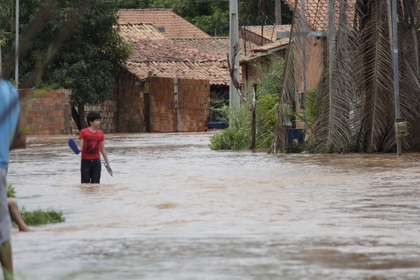 A situação da cidade é caótica.
