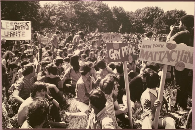 Manifestação por direitos LGBT nos EUA.