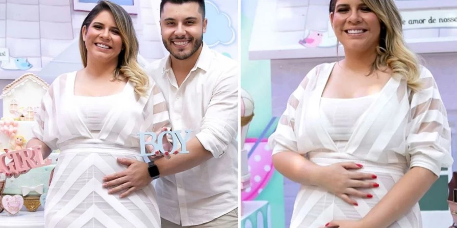 Marília e Murilo têm compartilhado momentos especiais do seu relacionamento e da gravidez através de uma conta oficial do casal no Instagram
