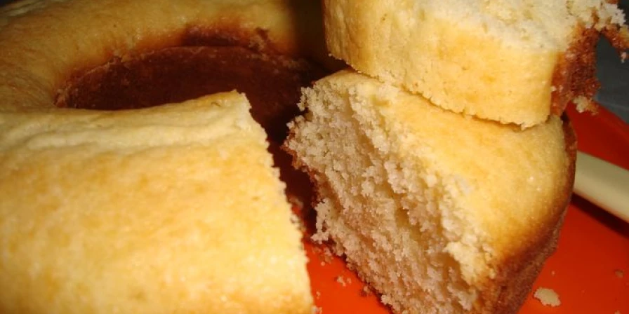 Bolo de trigo.