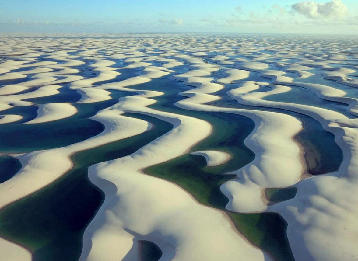 Parque Nacional do Lençóis Maranhenses fica localizado no noroeste do Estado do Maranhão. (Foto: Reprodução)