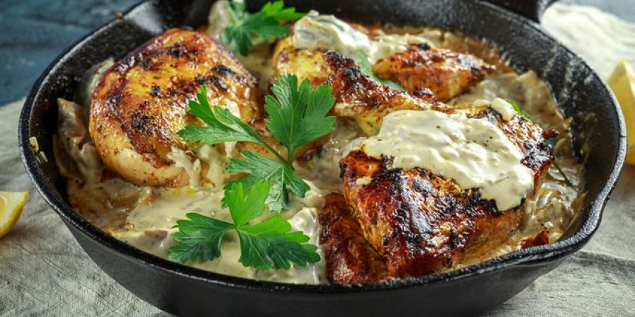 Opção Prática e Saborosa para o Jantar: Frango Assado Cremoso