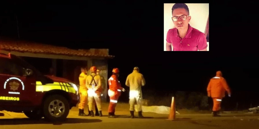 Com o impacto da colisão, a vítima não resistiu aos ferimentos e morreu no local.