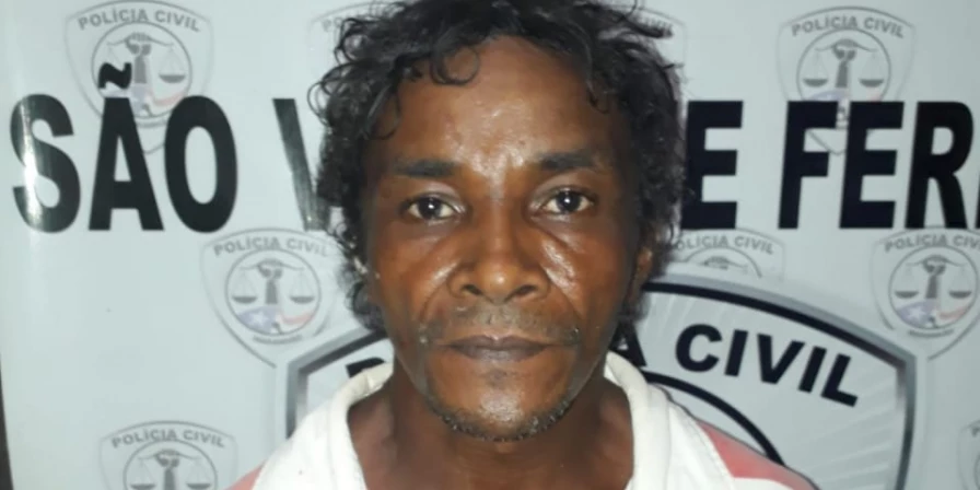 Domingos Osvaldo Ribeiro Pinheiro foi preso nesta quinta (28), no povoado Poleiro, em São Vicente Ferrer.