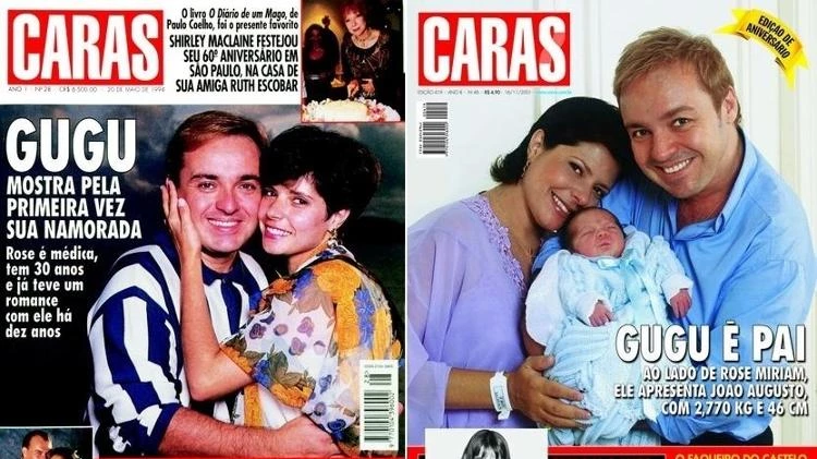 Primeira aparição pública de Gugu e Rose foi feita em 2001.