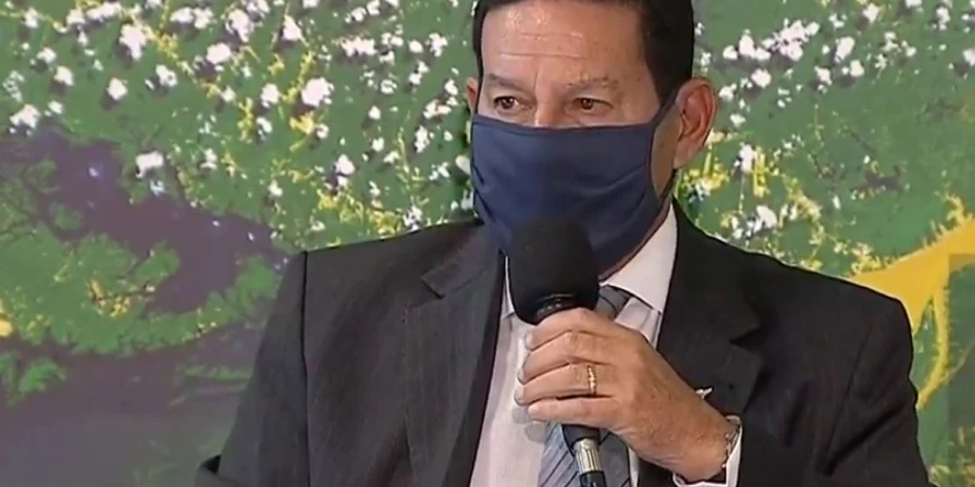 Vice-presidente, Hamilton Mourão.