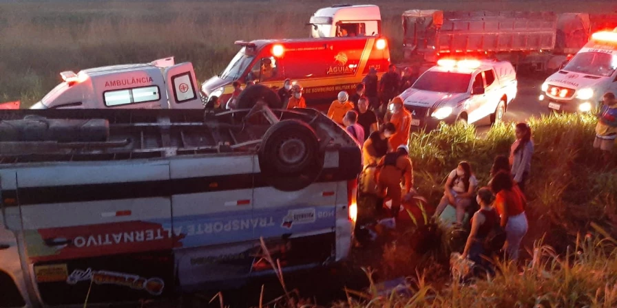 Segundo a PRF-MA, não houve registro de mortes.