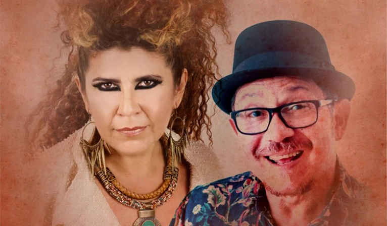 Rita Benneditto em dueto com Erasmo Dibell em Beijo na Boca. Foto: Divulgação