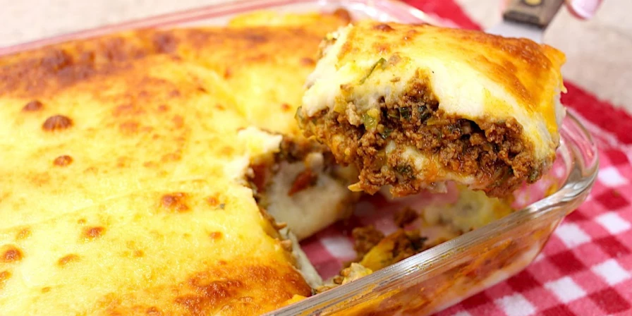 Escondidinho de carne moída