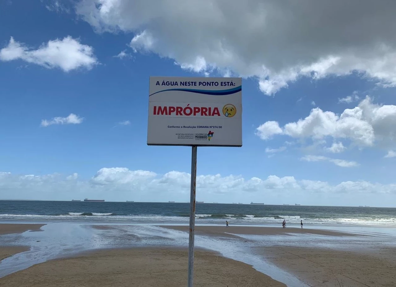 O laudo da Sema aponta três trechos de praia impróprios. (Foto: Divulgação)