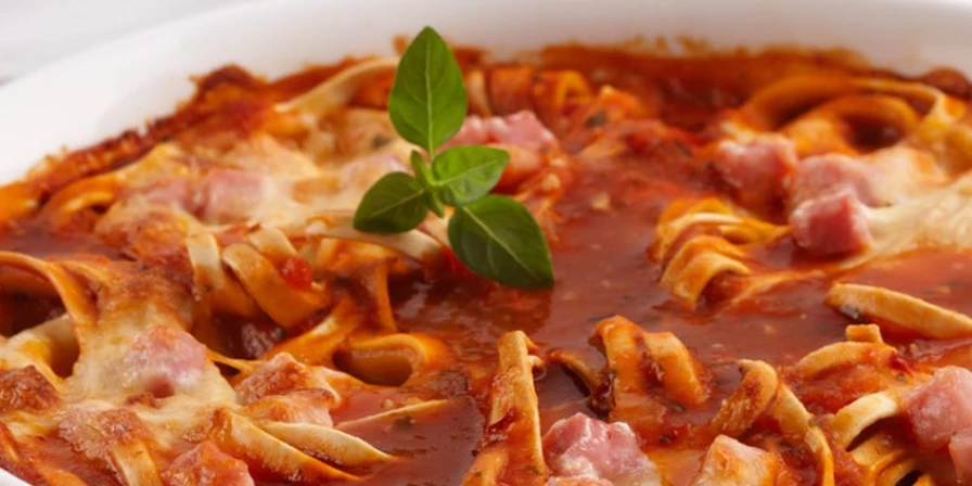Macarrão ao forno.