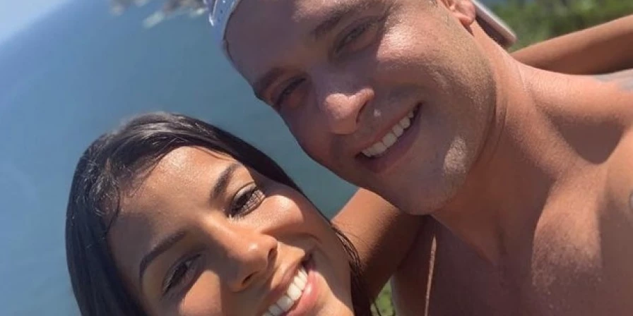 Advogada Jéssica Viana e o cantor Diogo Nogueira.