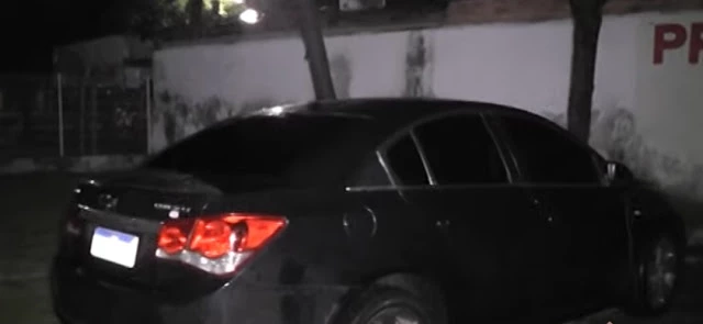 Carro apreendido. / Foto: Divulgação/SSP.