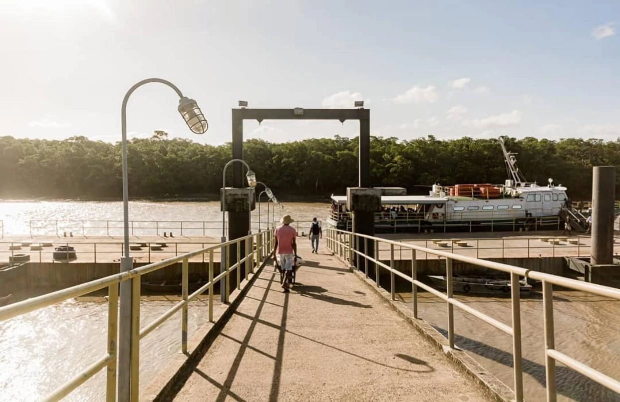 Chegada em Alcântara pelo Porto do Jacaré. / Foto: Divulgação/Felipe Spider