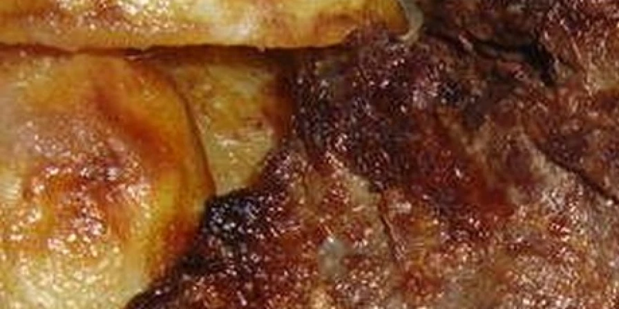 Churrasco simples de forno .