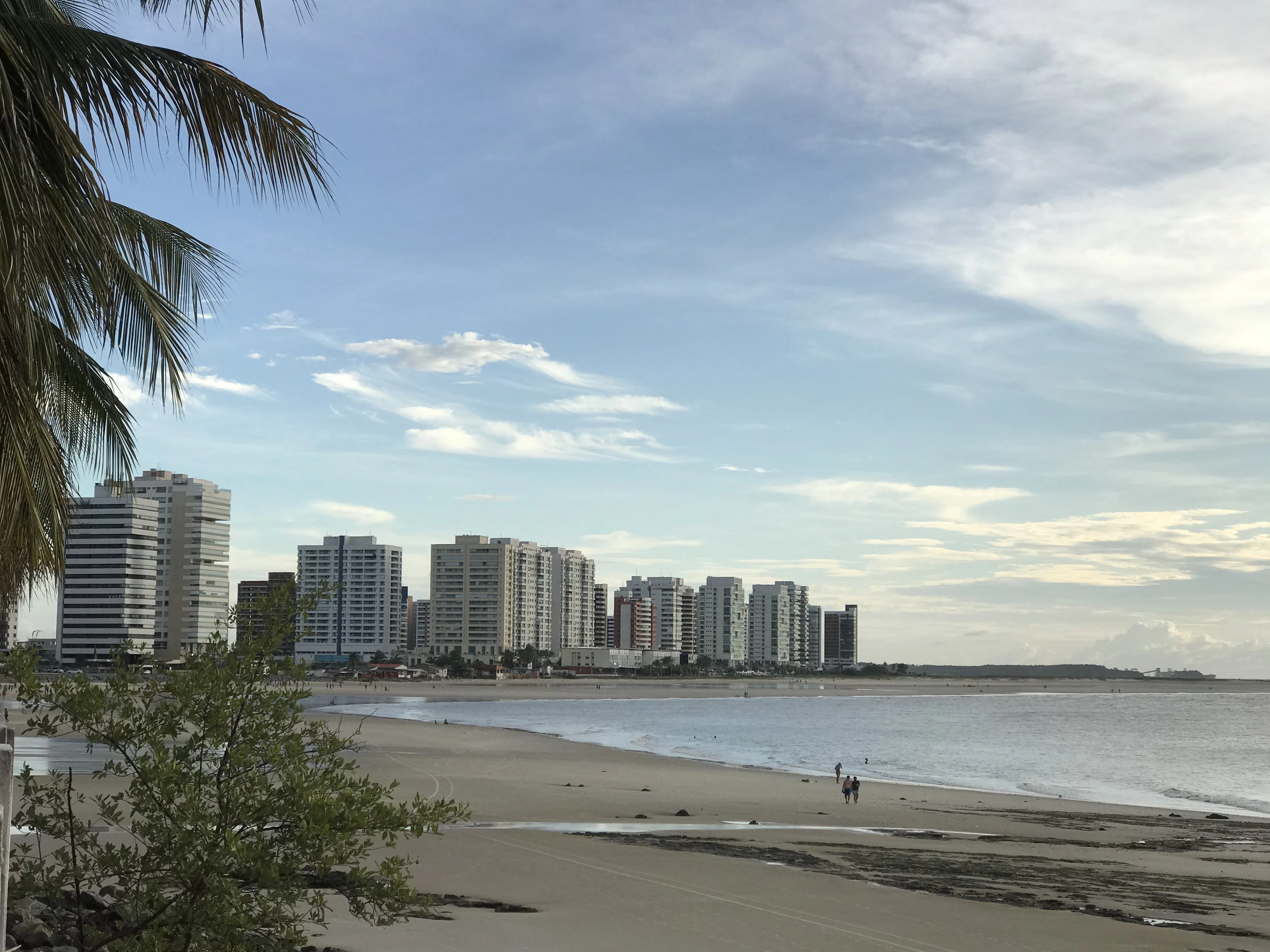 Praia da Ponta d'Areia localizada em São Luís.